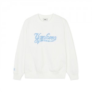 MLB Varsity Overfit New York Yankees Sweatshirts White | 1478023-DP