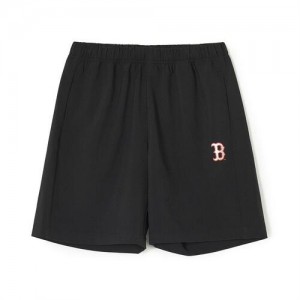 MLB Varsity Woven Boston Red Sox Kids' Shorts Black | 2837051-HY