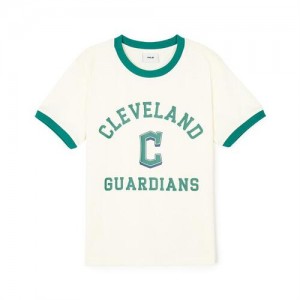 MLB Varsityt Cleveland Guardians Kids' T Shirts White | 9804256-YM