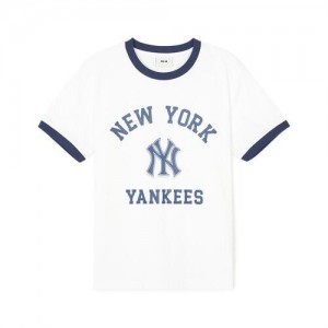 MLB Varsityt New York Yankees Kids' T Shirts White | 3029451-IY