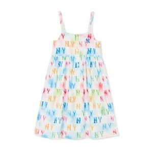 MLB Water Monogram Summer New York Yankees Kids' Dress Multicolor | 0712943-IC