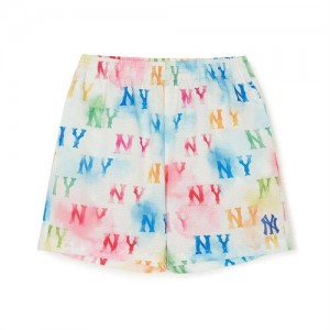 MLB Water Monogram Woven New York Yankees Kids' Shorts Multicolor | 0531849-EJ