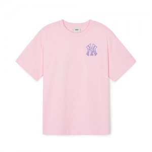 MLB Water Monogramt New York Yankees Kids' T Shirts Pink | 2934508-HB