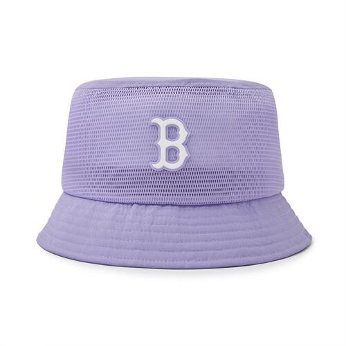 MLB All Mesh Boston Red Sox Kids\' Caps Purple | 9381745-ZF