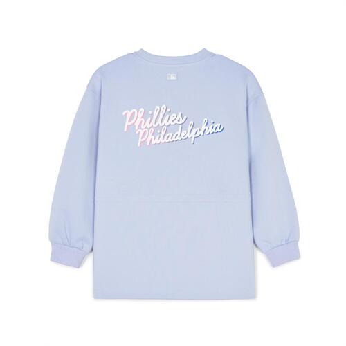 MLB Athleisure Long Philadelpia Phillies Kids' Sweatshirts Blue | 3148257-PS