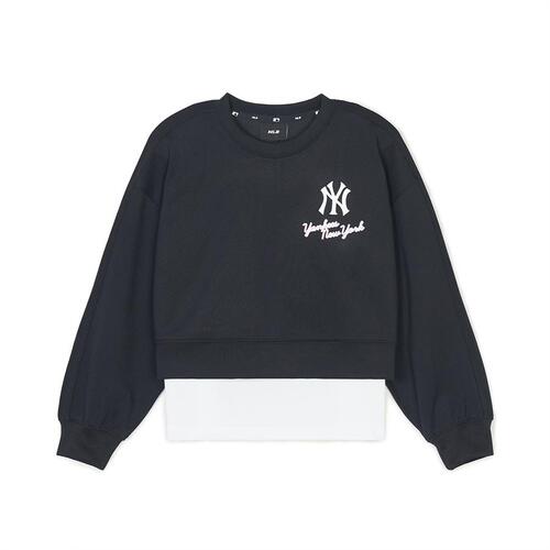 MLB Athleisure New York Yankees Kids\' Sweatshirts Black | 2618349-QT