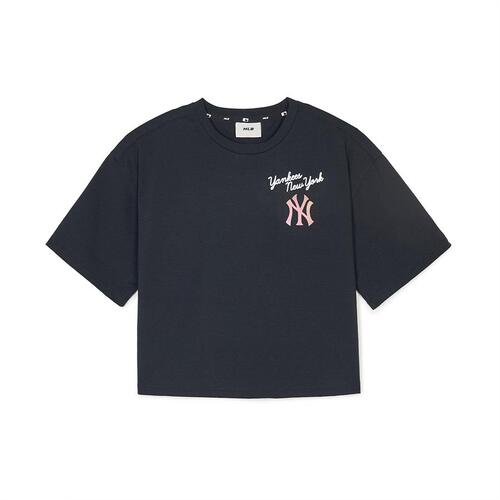 MLB Athleisuret New York Yankees Kids\' T Shirts Black | 6427318-AM