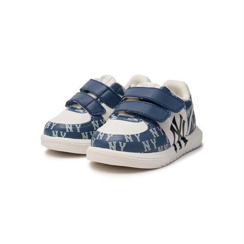 MLB Baby Denim Monogram New York Yankees Kids' Sneakers Blue | 0524891-EY