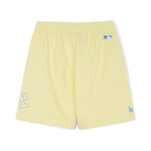 MLB Basic Big Logo Los Angeles Dodgers Kids' Shorts Yellow | 9830245-BW