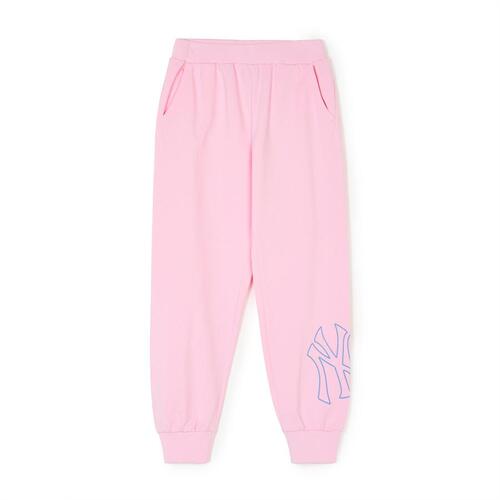 MLB Basic Big Logo New York Yankees Kids\' Pants Pink | 5214638-CR