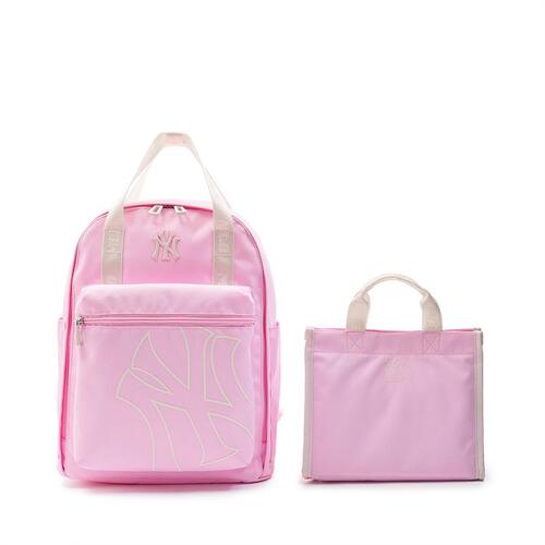 MLB Basic Big Lux Picnic New York Yankees Kids\' Bags Pink | 9017235-DG