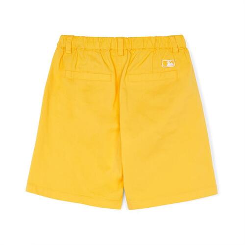 MLB Basic Cotton Woven New York Yankees Kids' Shorts Yellow | 7012365-PW