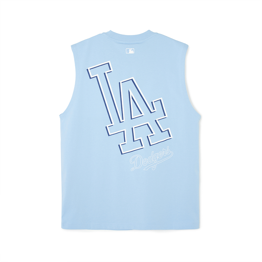 MLB Basic Mega Logo Cool Tech Sleeveless Los Angeles Dodgers Vest Blue | 2570816-AD