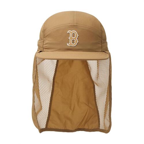 MLB Basic Mesh Cover Campboston Red Sox Kids' Caps Khaki | 6328794-IO