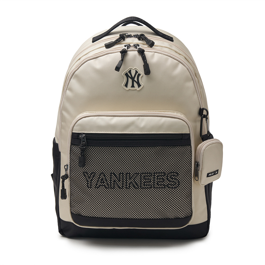 MLB Basic Mesh New York Yankees Kids\' Bags Beige | 8743269-EI