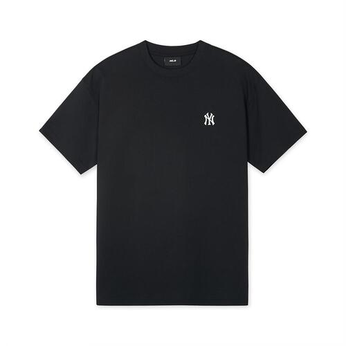 MLB Basic Small Logo Over Fitts New York Yankees T Shirts Blue | 1506387-MW