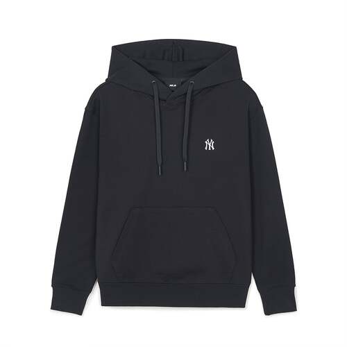 MLB Basic Small Logo Overfit New York Yankees Hoodie Black | 0647285-DE