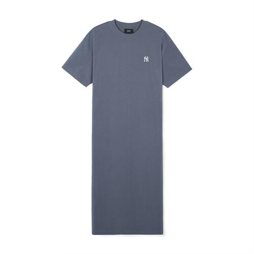 MLB Basic Small Logo Round Long Ops New York Yankees Dress Grey | 7018526-UK