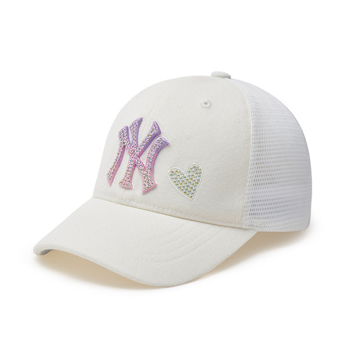 MLB Basic Stone Trucker New York Yankees Kids\' Caps White | 9683721-JU