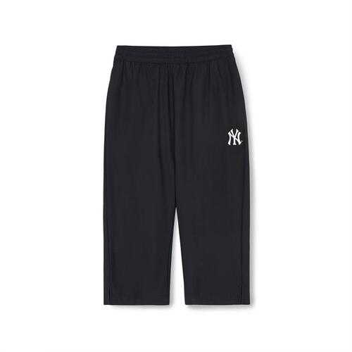 MLB Basic Tricot(3/4) New York Yankees Kids\' Pants Black | 3654108-OP