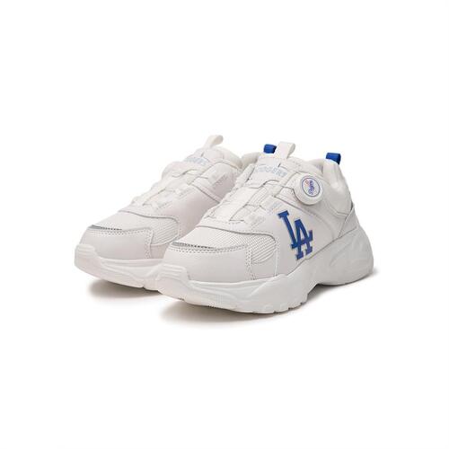 MLB Big Ball Chunky Dial Los Angeles Dodgers Kids' Sneakers White | 3146705-MT