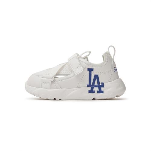 MLB Big Ball Chunky Mask Baby Los Angeles Dodgers Kids\' Sandals White | 1457390-XH