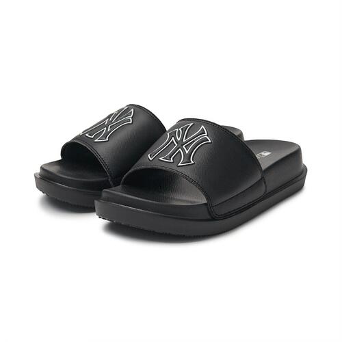 MLB Chunky Mound Basic New York Yankees Slippers Black | 7452619-XT