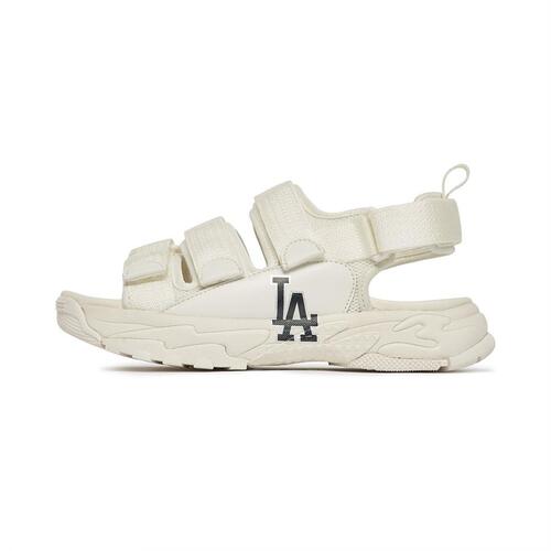 MLB Chunky Triple Los Angeles Dodgers Sandals White | 7851924-MN