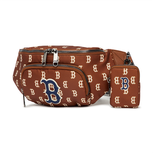 MLB Classic Monogram Hipsack Boston Redsox Waist Bags Brown | 9567234-HV