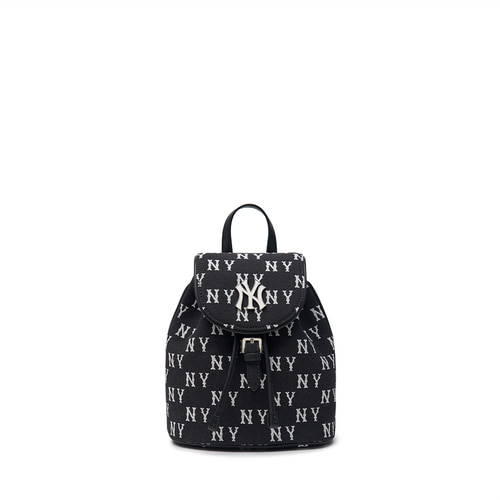 MLB Classic Monogram Jacquard Mini Backpack New York Yankees Backpacks Black | 8561739-NE