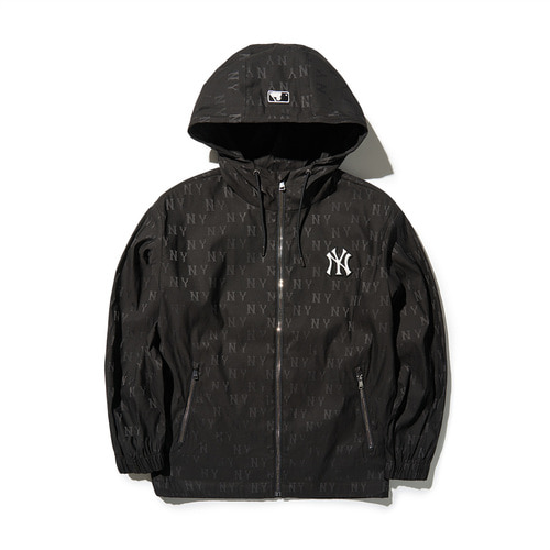 MLB Classic Monogram Jqd New York Yankees Windbreaker Black | 5927810-BF