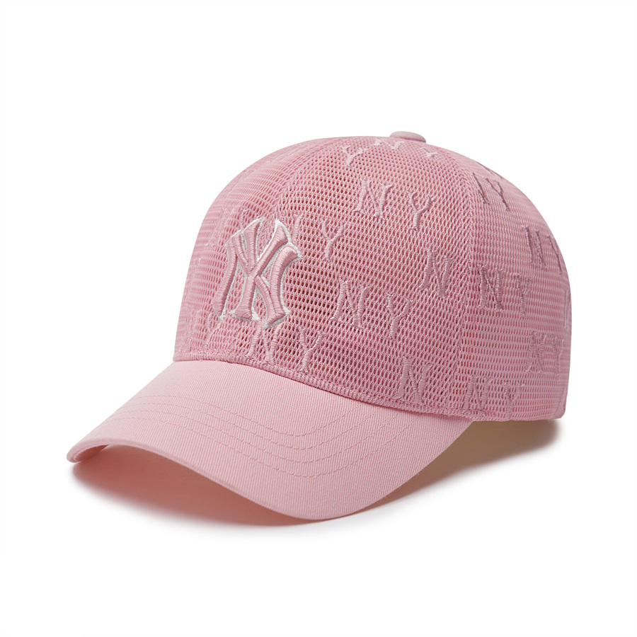 MLB Classic Monogram Mesh Ball New York Yankees Kids\' Caps Pink | 4218073-NG