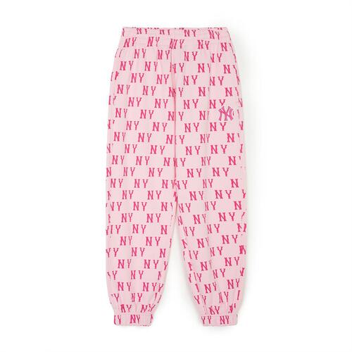 MLB Classic Monogram New York Yankees Kids\' Pants Pink | 5679238-WV