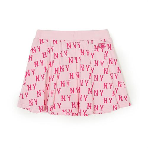 MLB Classic Monogram Pleats New York Yankees Kids' Skirts Pink | 8576409-WV