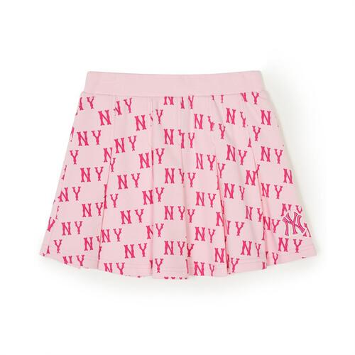 MLB Classic Monogram Pleats New York Yankees Kids\' Skirts Pink | 8576409-WV