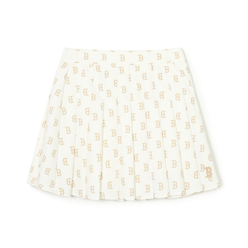 MLB Classic Monogram Print Boston Redsox Skirts Cream | 3516740-GD