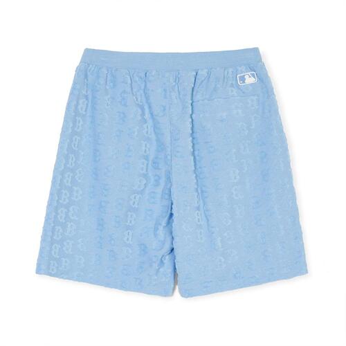 MLB Classic Monogram Terry Boston Red Sox Kids' Shorts Blue | 2817095-BI