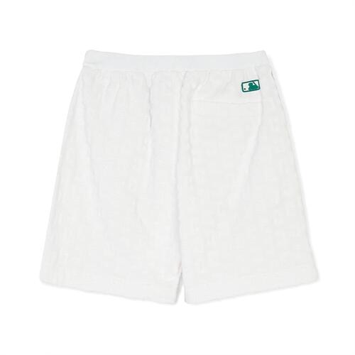 MLB Classic Monogram Terry Cleveland Guardians Kids' Shorts White | 0527913-ZO