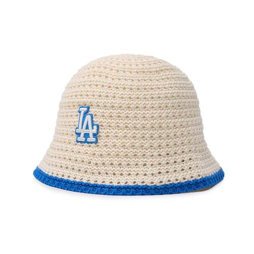 MLB Crochet Los Angeles Dodgers Kids' Caps Beige | 5476803-NL