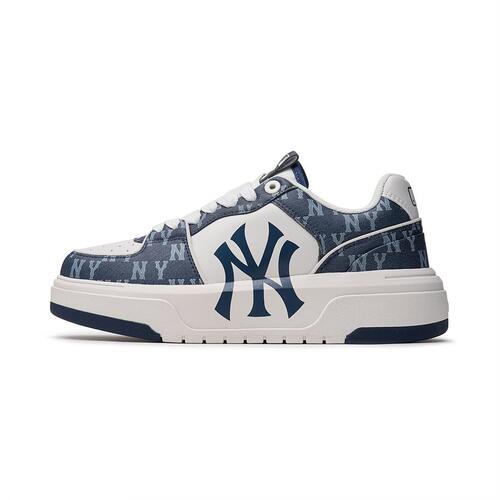 MLB Denim Classic Monogram New York Yankees Chunky Liner Navy | 0183625-HC