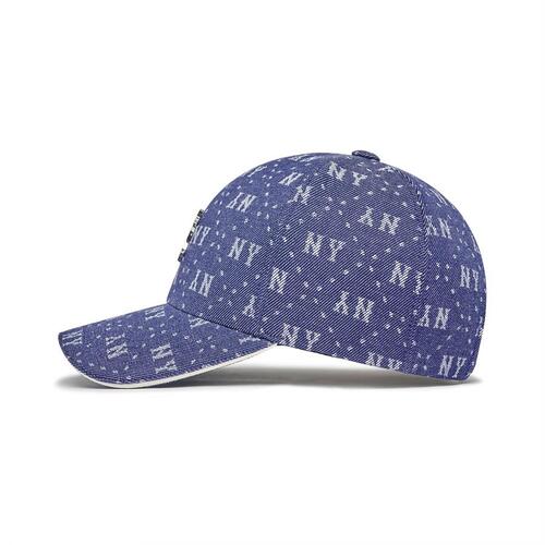 MLB Denim Dia Monogram Structured Ball New York Yankees Hats Blue | 7621530-OF