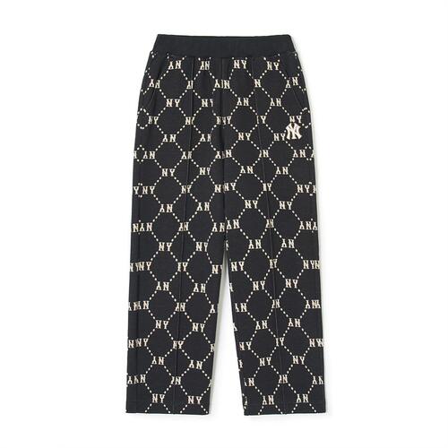 MLB Dia Monogram Big Lux New York Yankees Kids\' Pants Black | 6541879-YT