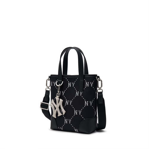 MLB Dia Monogram Jacquard Mini New York Yankees Cross Body Bags Black | 2196348-HD