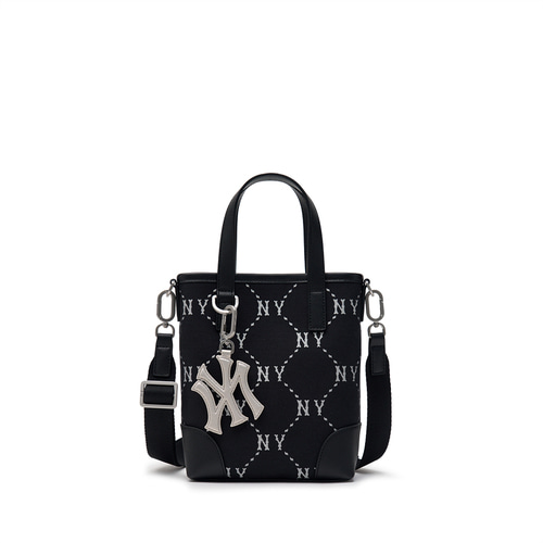 MLB Dia Monogram Jacquard Mini New York Yankees Cross Body Bags Black | 2196348-HD