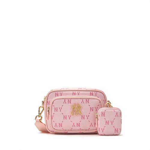 MLB Dia Monogram New York Yankees Kids\' Bags Pink | 4721698-DC