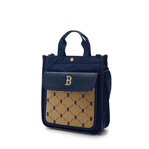 MLB Dia Monogram Premium School Sub Boston Red Sox Kids' Bags Navy | 3795408-EZ