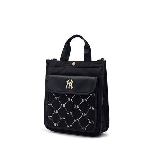 MLB Dia Monogram Premium School Sub New York Yankees Kids' Bags Black | 7361859-FB