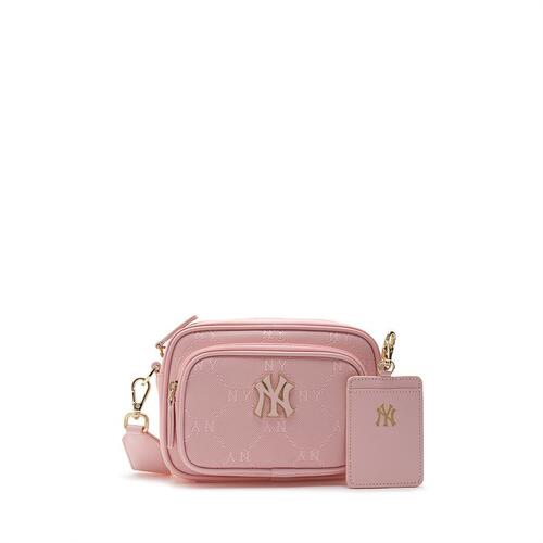 MLB Dia Monogram Pu New York Yankees Kids\' Bags Pink | 4586793-YS