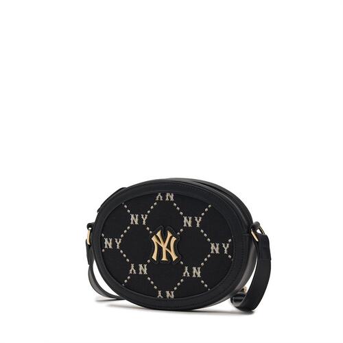 MLB Dia Monogram Round New York Yankees Kids' Bags Black | 6317458-VO