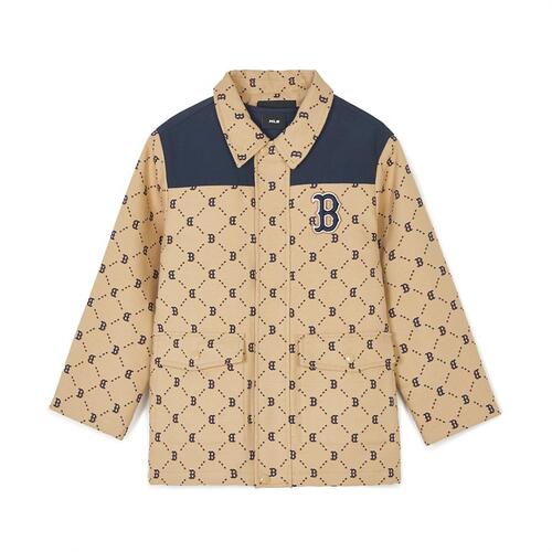 MLB Dia Monogram Safari Boston Red Sox Kids\' Jumpers Khaki | 5320967-KP